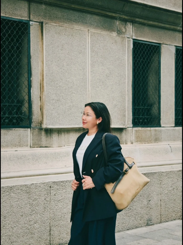 Koko Linh walking editorial